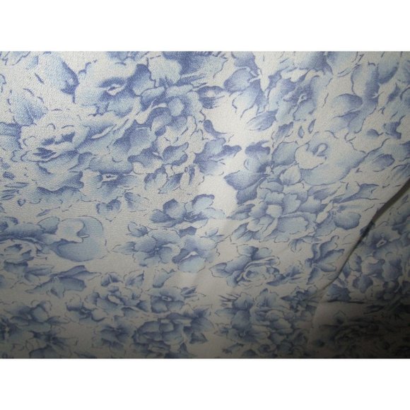 Vintage Scott McClintock Blue Floral Lace Empire Waist Tea Dress Ladies Size 8 - Picture 12 of 16